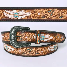 Adelaide Hand Tooled Leather Belt