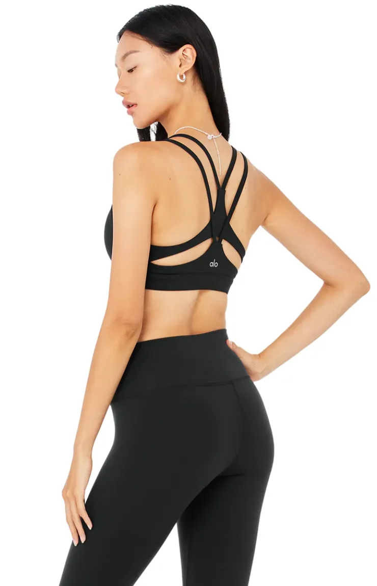 Airbrush Suspension Bra In Black