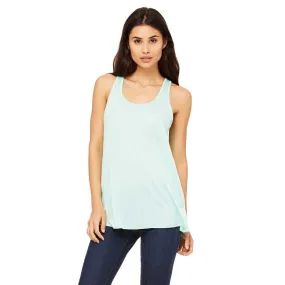 Bella   Canvas Women's Mint Flowy Racerback Tank