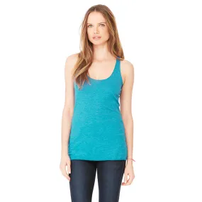 Bella   Canvas Women's Teal Triblend Racerback Tank