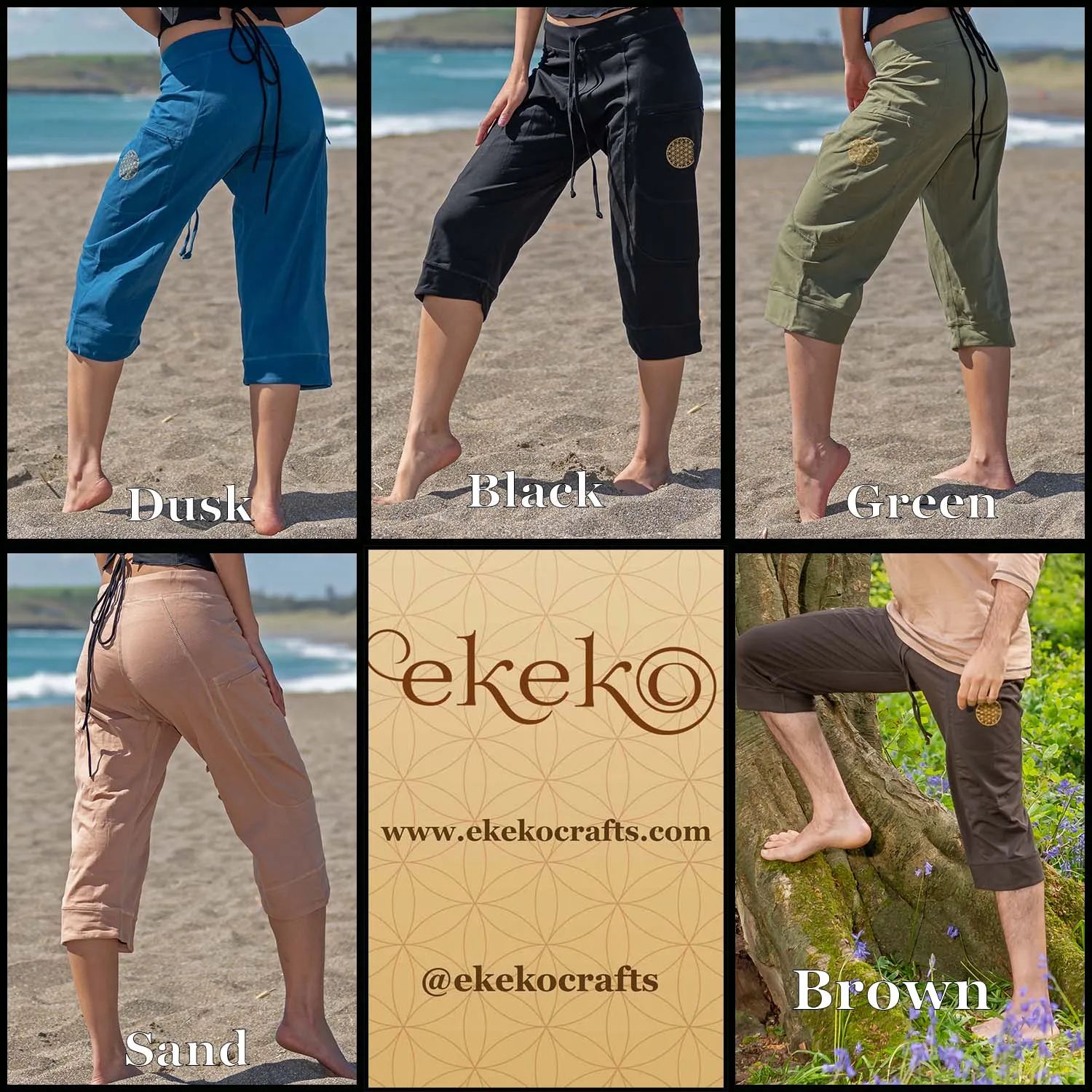 Bhakti Pants - Flower of Life Print