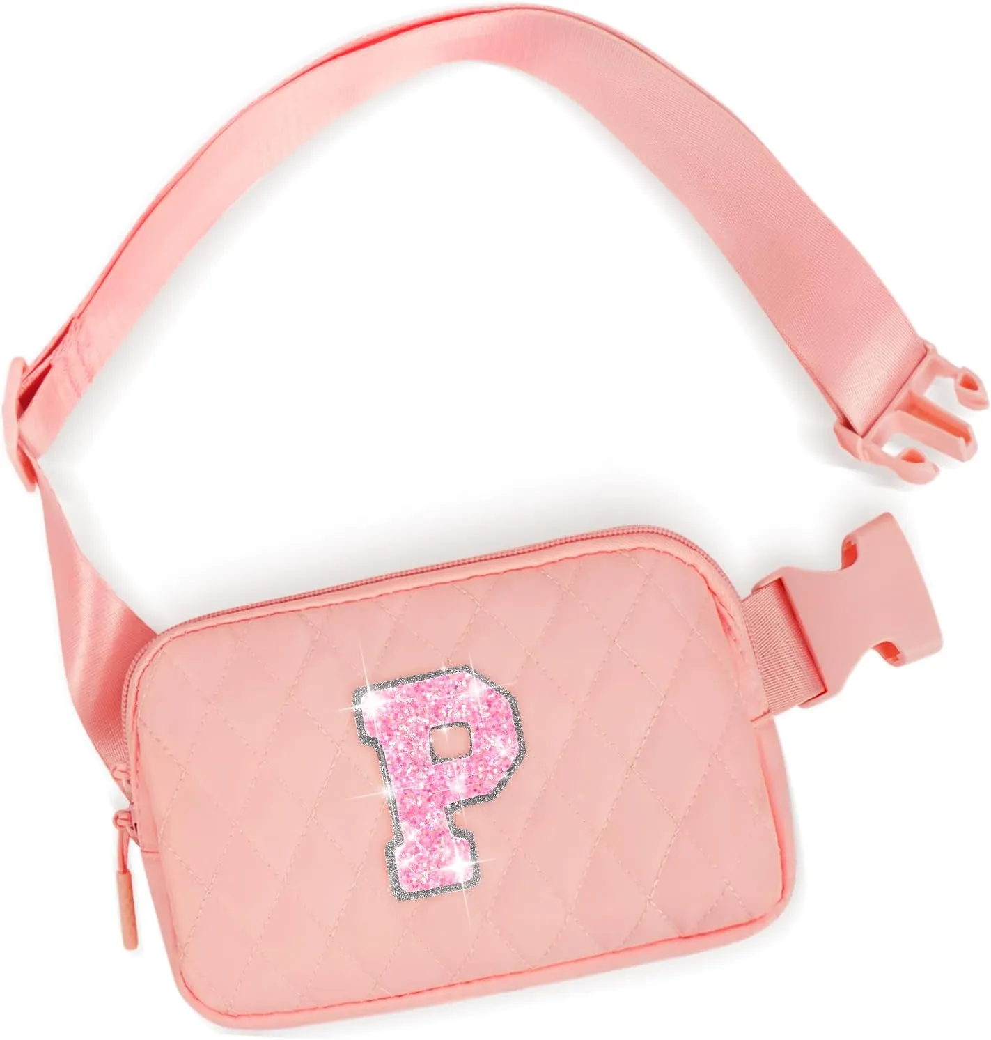 Birthday Party Gift Bags for Girls Teens,Crossbody Bag Belt Bags Cute Purse Fanny Pack Trendy Stuff - P,Peach
