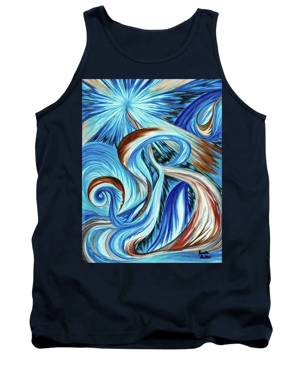 Blue Energy Burst - Tank Top