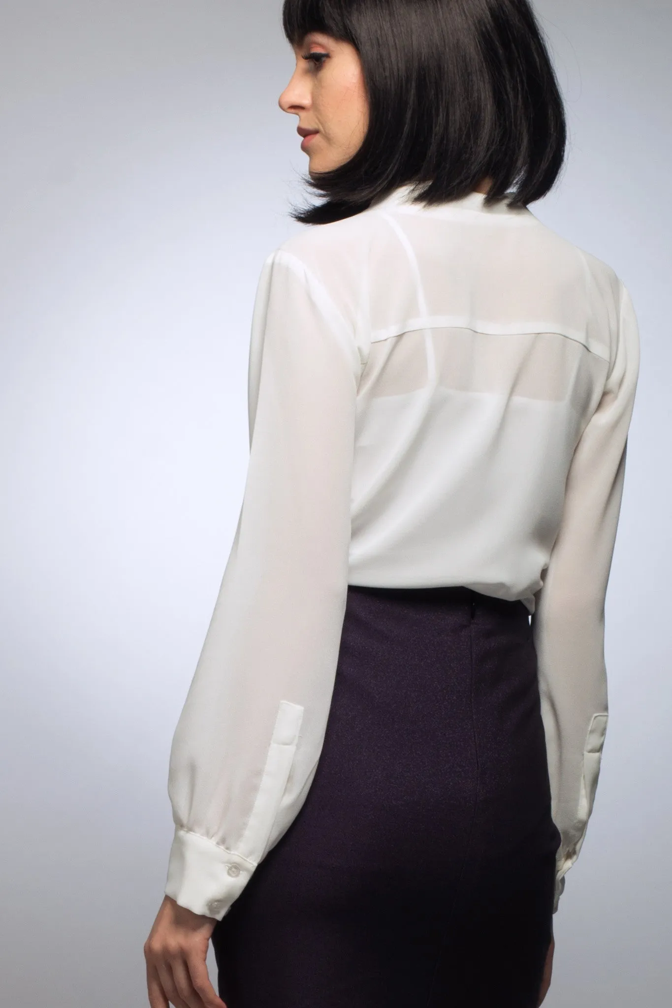 Brook Flowy White Shirt