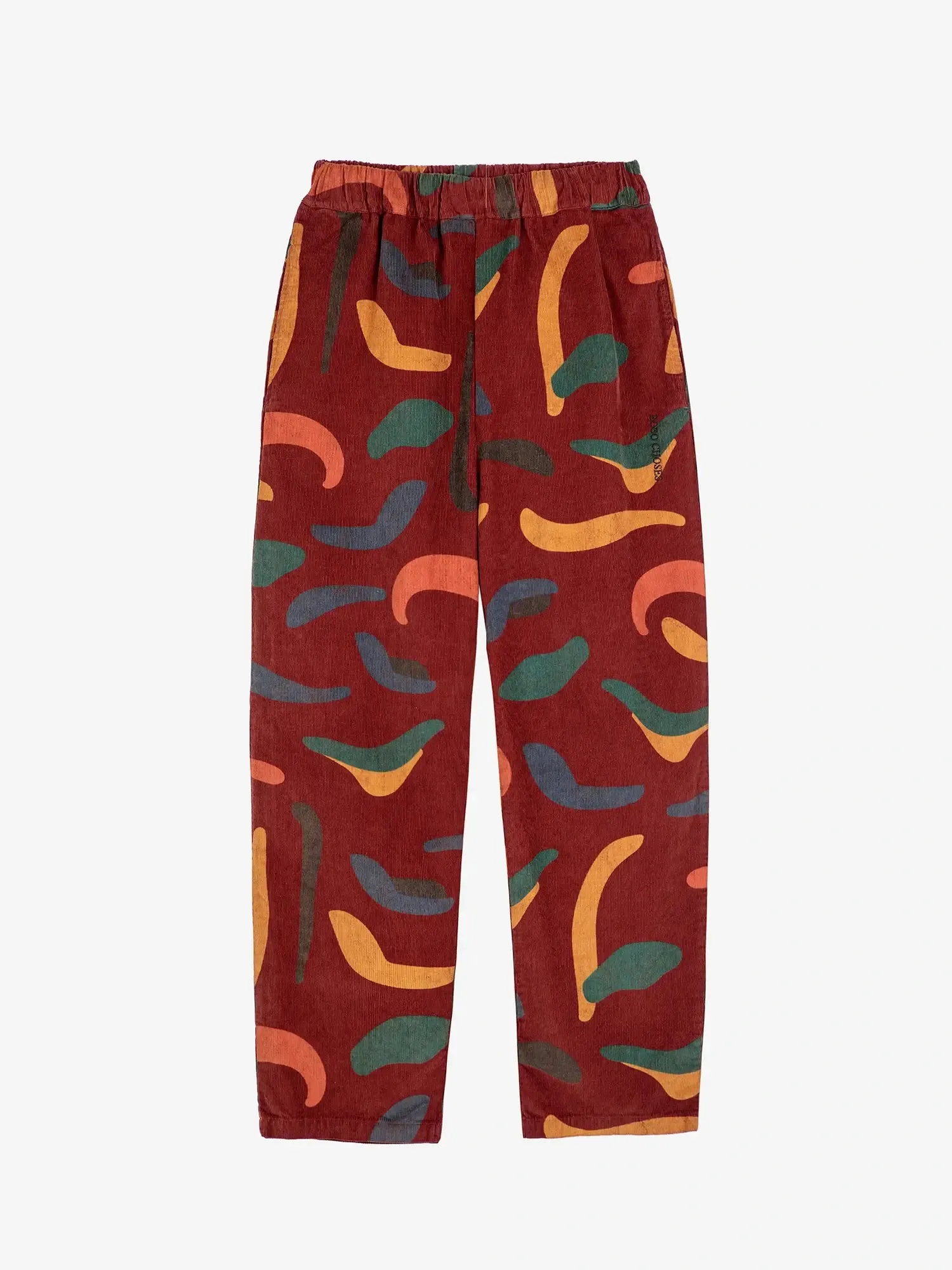 Brushstrokes printed cocoon pants