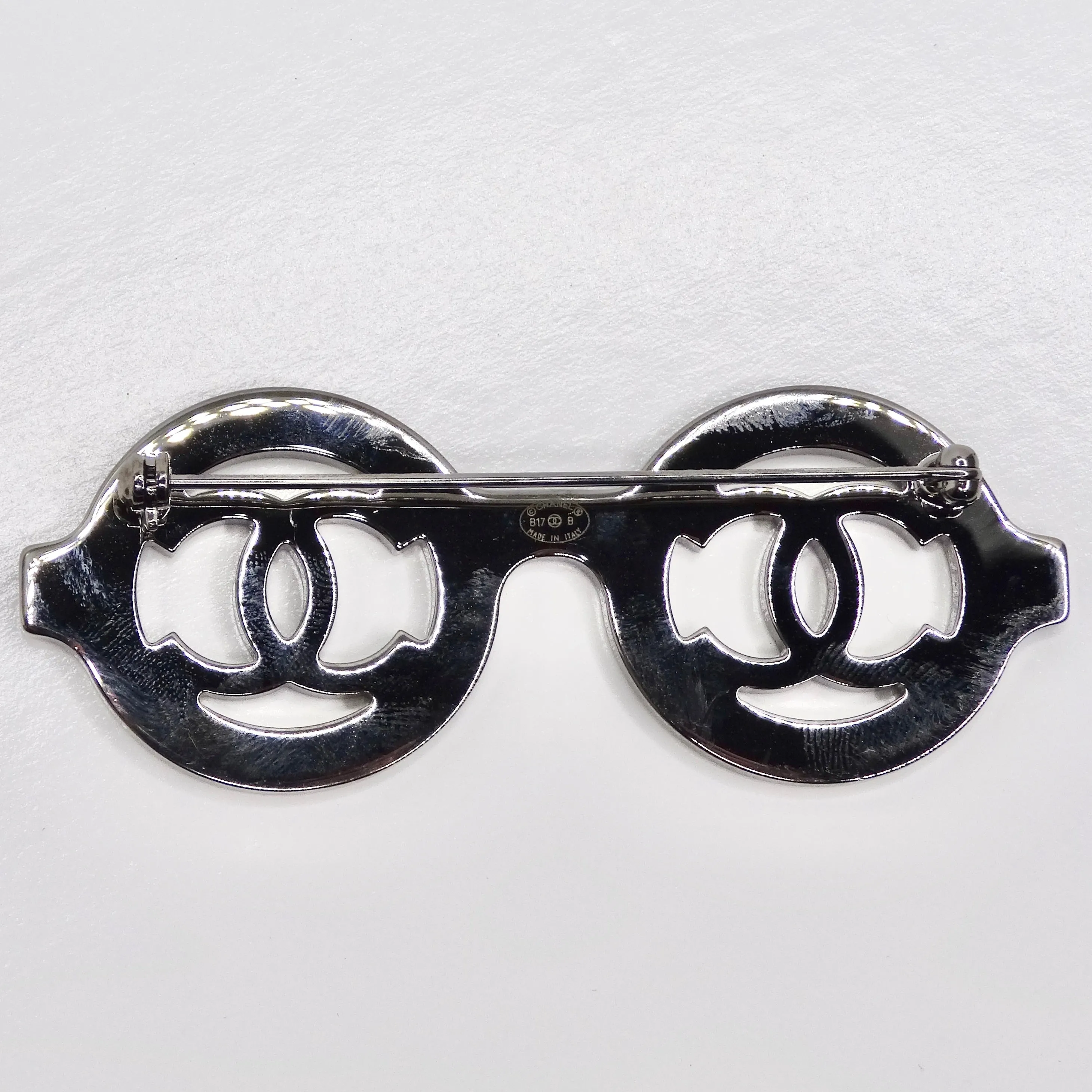 Chanel 2017 Crystal Sunglases Brooch