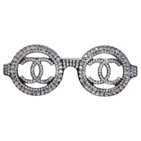 Chanel 2017 Crystal Sunglases Brooch