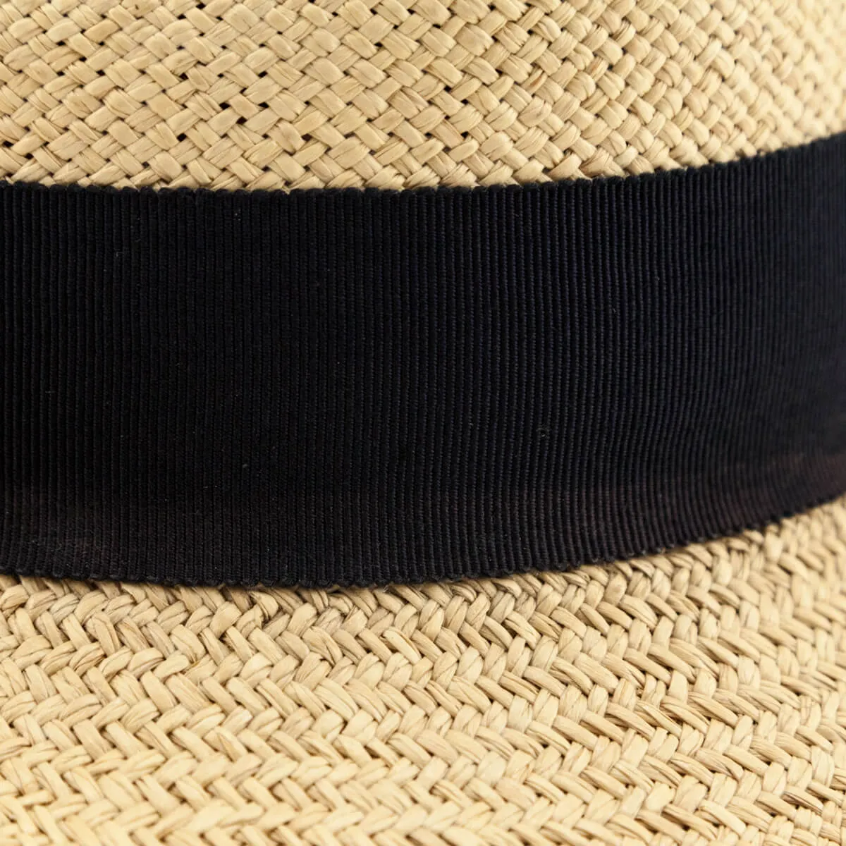 Chanel Beige Straw Fedora Hat Size M