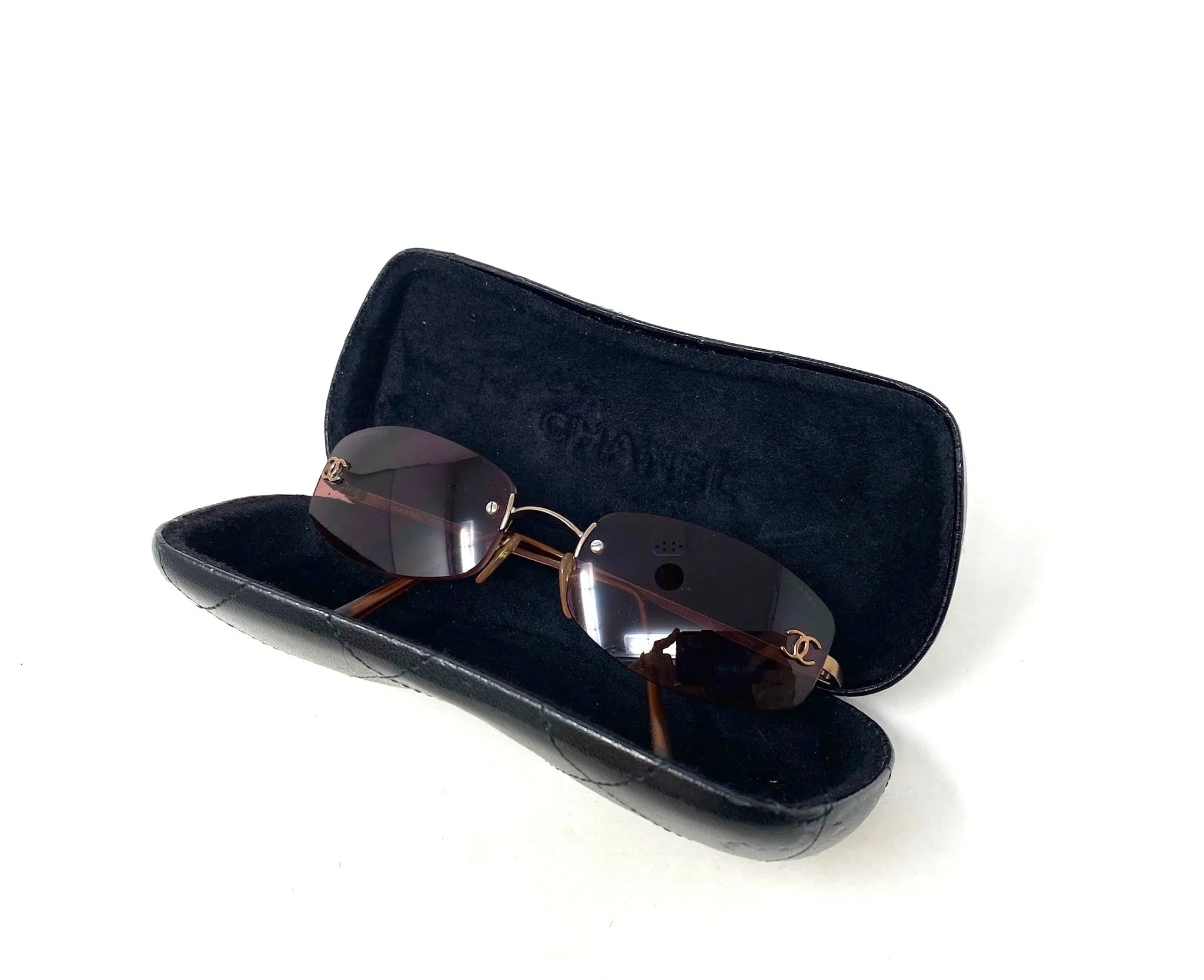 Chanel pink 90's sunglasses