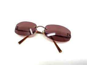 Chanel pink 90's sunglasses