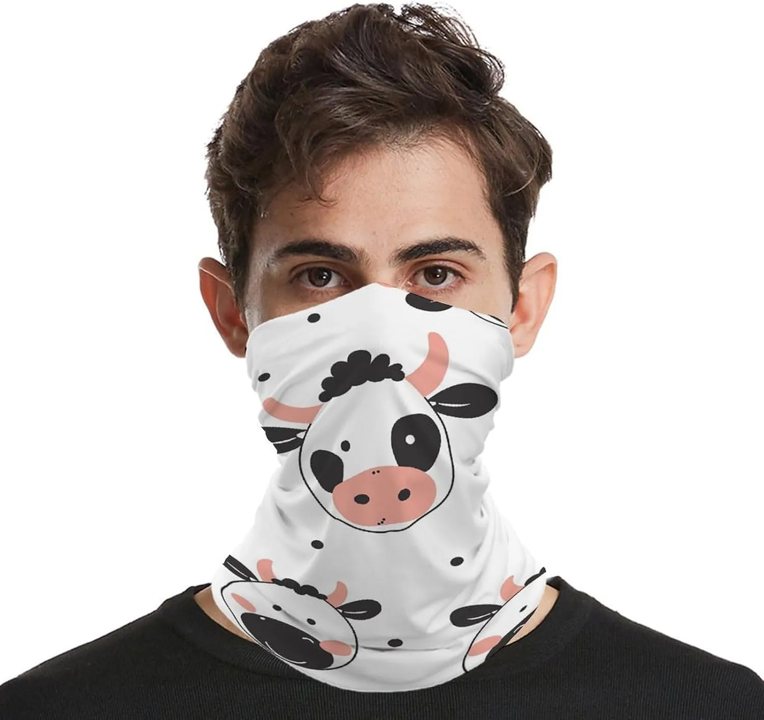 Cute Duck Animal Neck Gaiter Balaclava Face Mask Scarf Sun Protection Headwear Breathable Face Cover