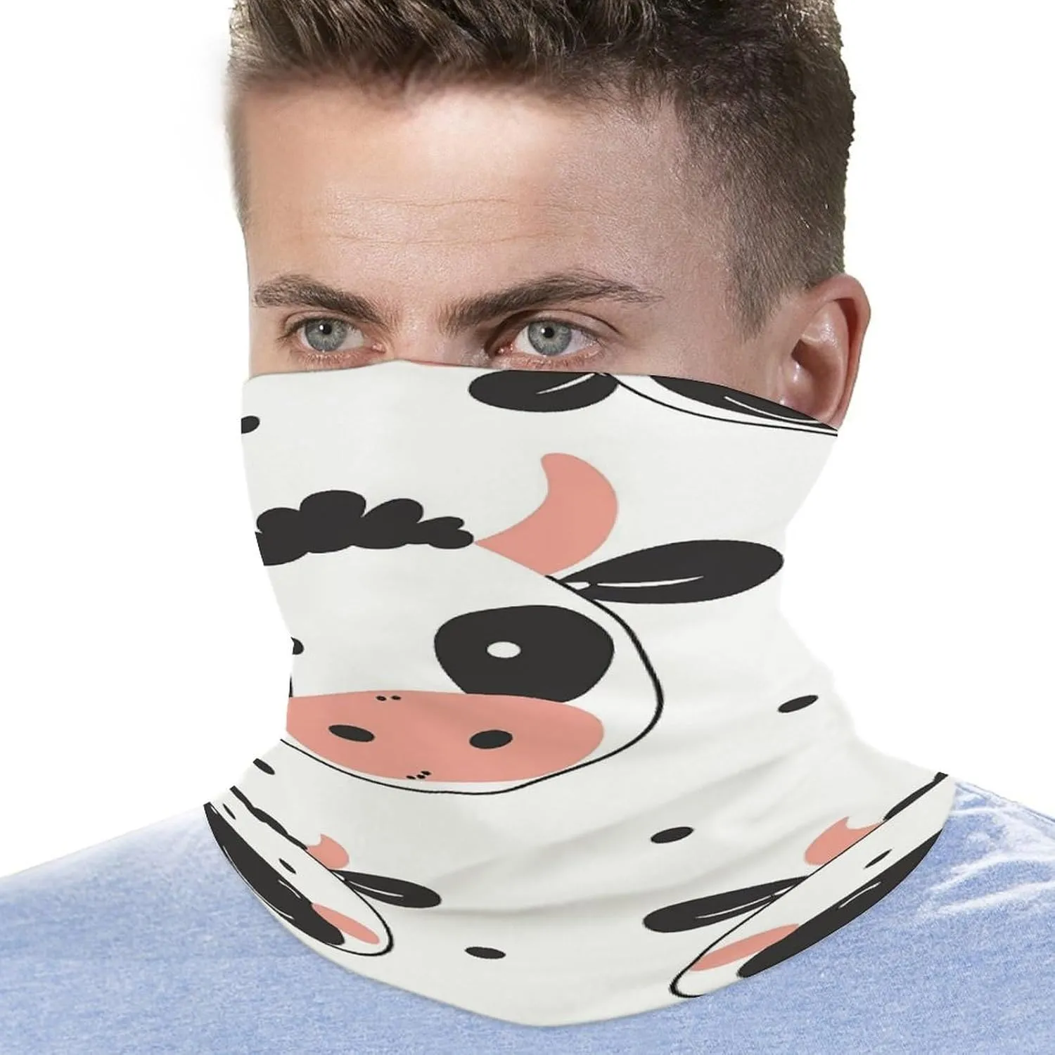 Cute Duck Animal Neck Gaiter Balaclava Face Mask Scarf Sun Protection Headwear Breathable Face Cover