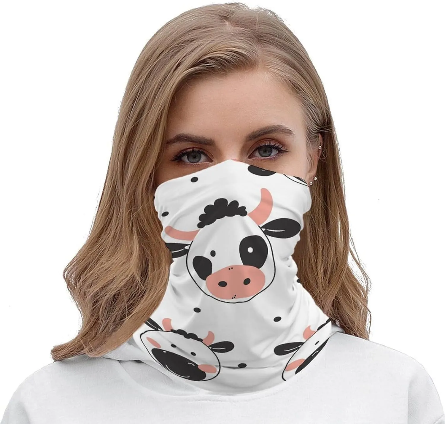 Cute Duck Animal Neck Gaiter Balaclava Face Mask Scarf Sun Protection Headwear Breathable Face Cover