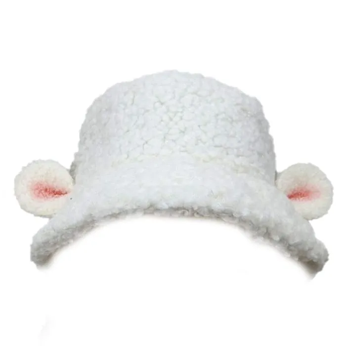 Cute Woolen Lolita Fisherman Hat