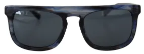 Dolce & Gabbana Elegant Blue Acetate Sunglasses for Women
