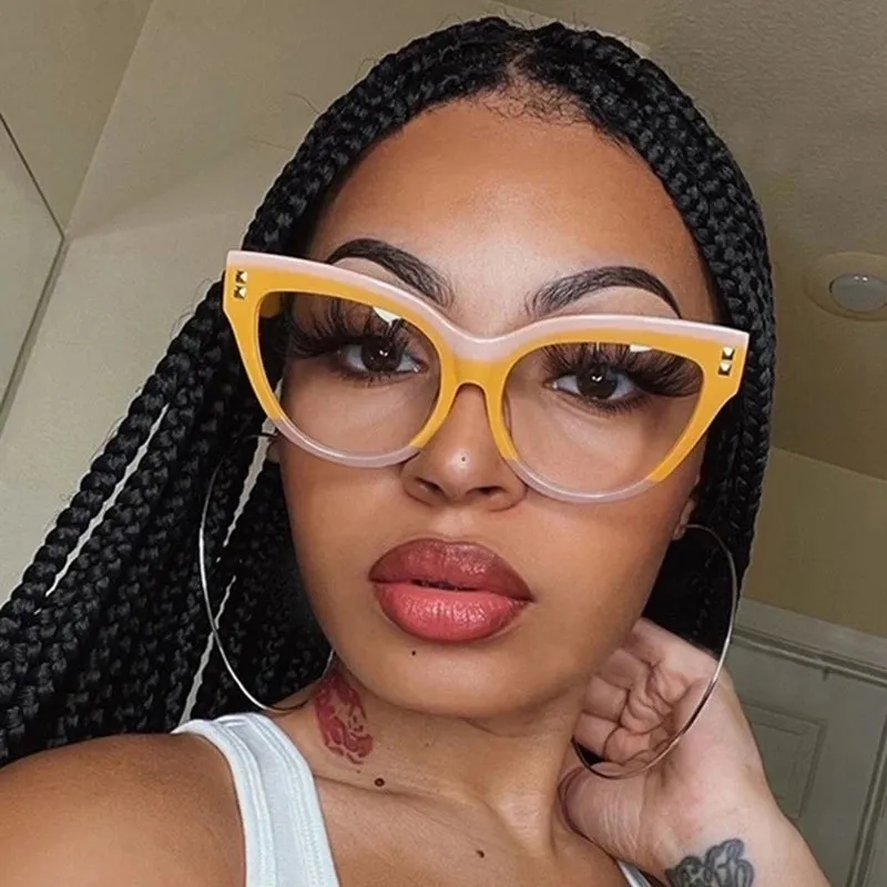 Elegant Geometric Ac Butterfly Frame Full Frame Optical Glasses
