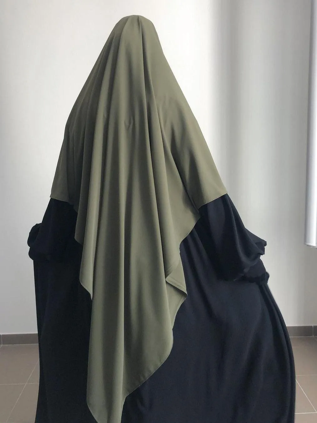 Ethnic Plain Long Khimar Muslim Veil | Hijab Abaya Prayer Jilbab for Ramadan & Eid | Islamic Headscarf Women