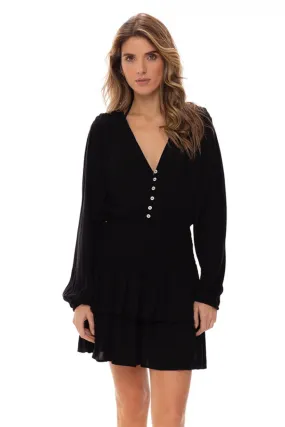 Etnico Black Coverup Dress