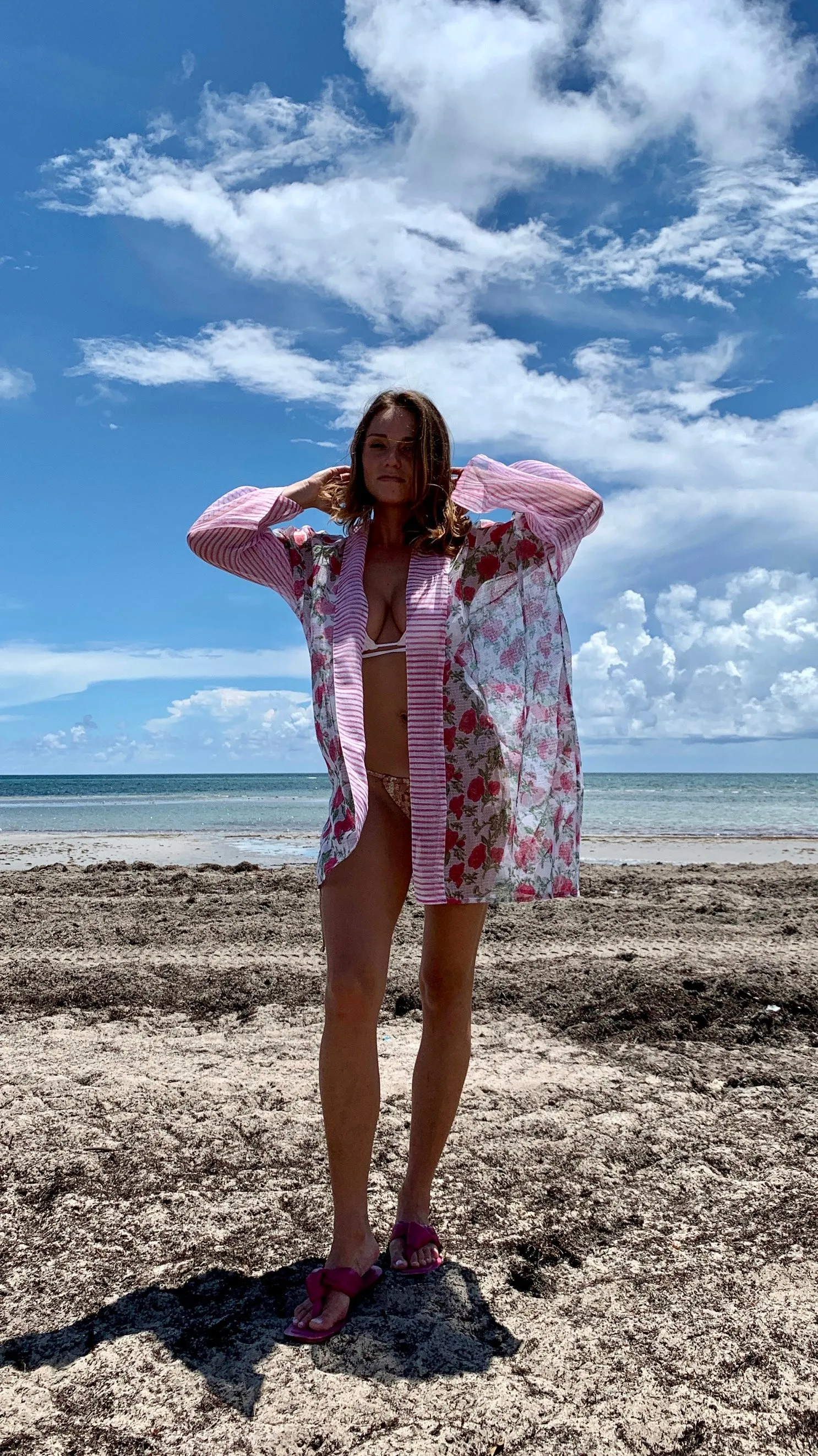 Featherweight Kimono | Love Rose | One Size
