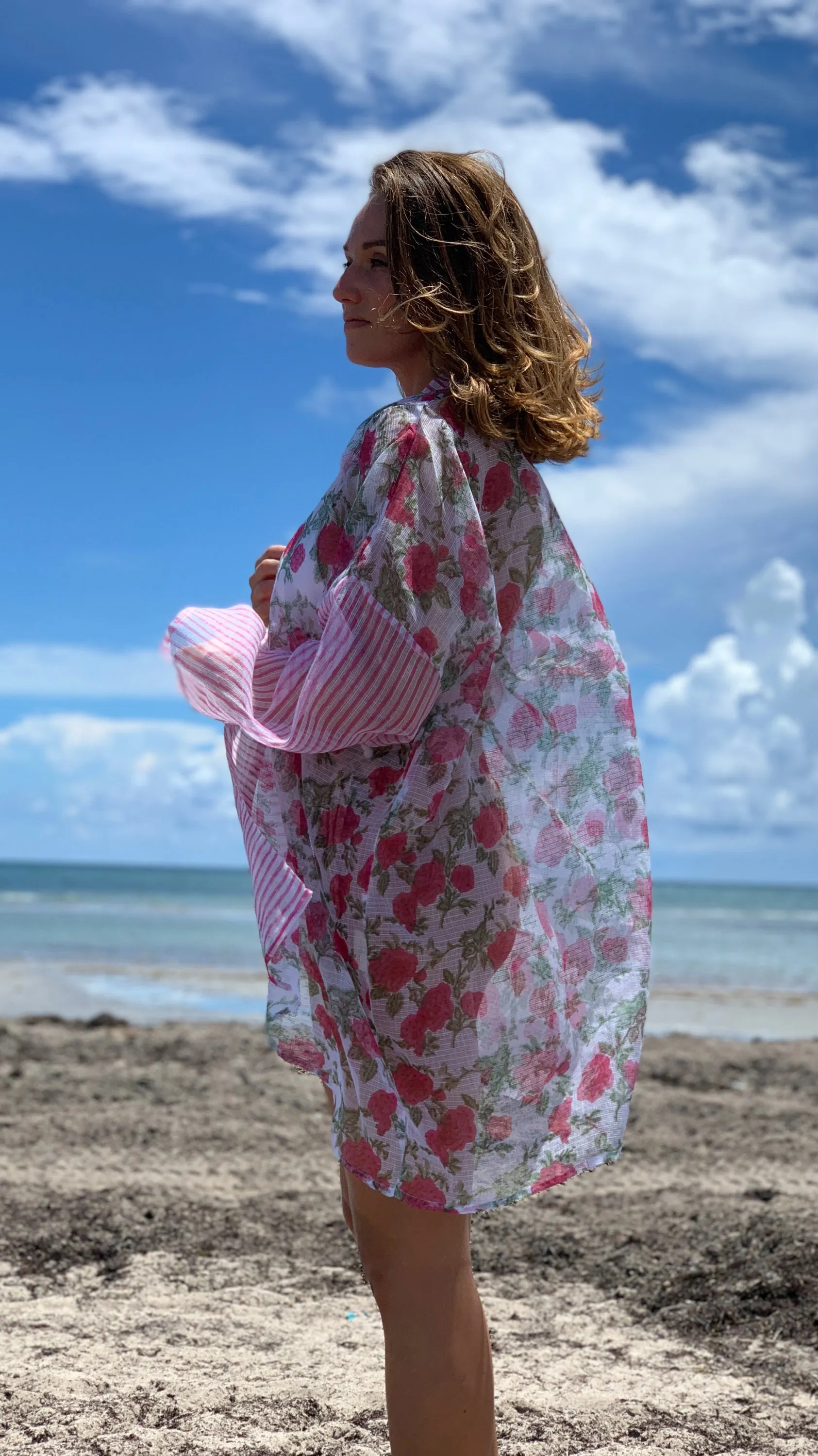 Featherweight Kimono | Love Rose | One Size
