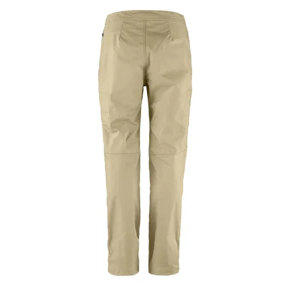 Fjallraven Womens Abisko Hike Trousers Short Leg Fossil