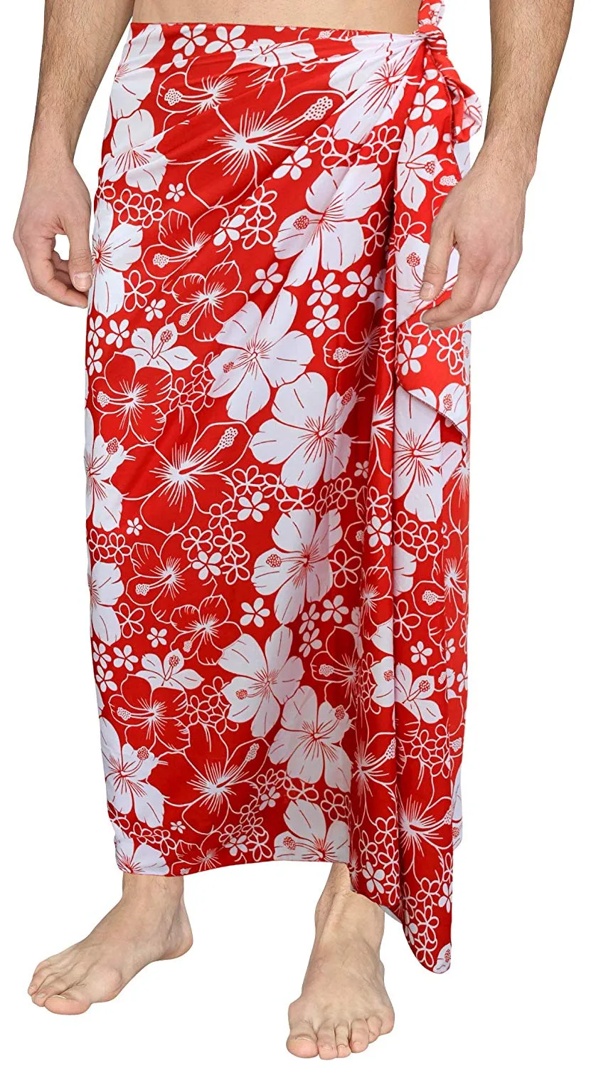 Floral Beachwear Swimwear Soft Likre Wrap Vintage Sleepwear Pareo Aloha Sarong