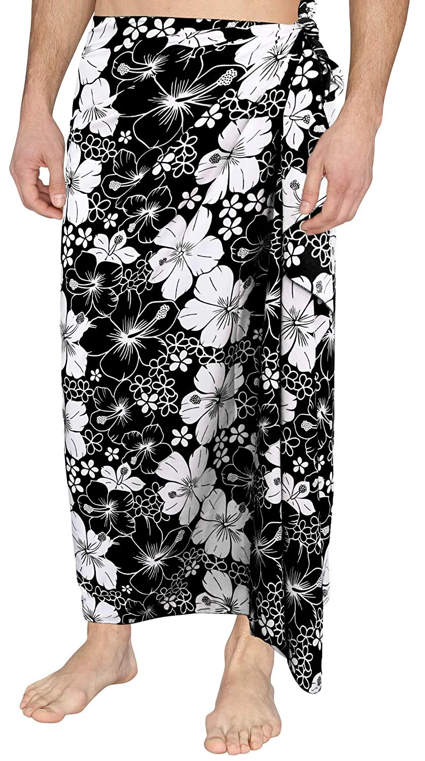 Floral Beachwear Swimwear Soft Likre Wrap Vintage Sleepwear Pareo Aloha Sarong
