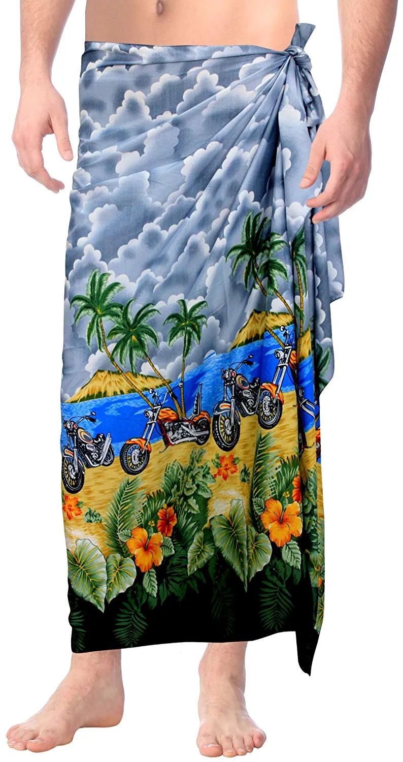 Floral Beachwear Swimwear Soft Likre Wrap Vintage Sleepwear Pareo Aloha Sarong