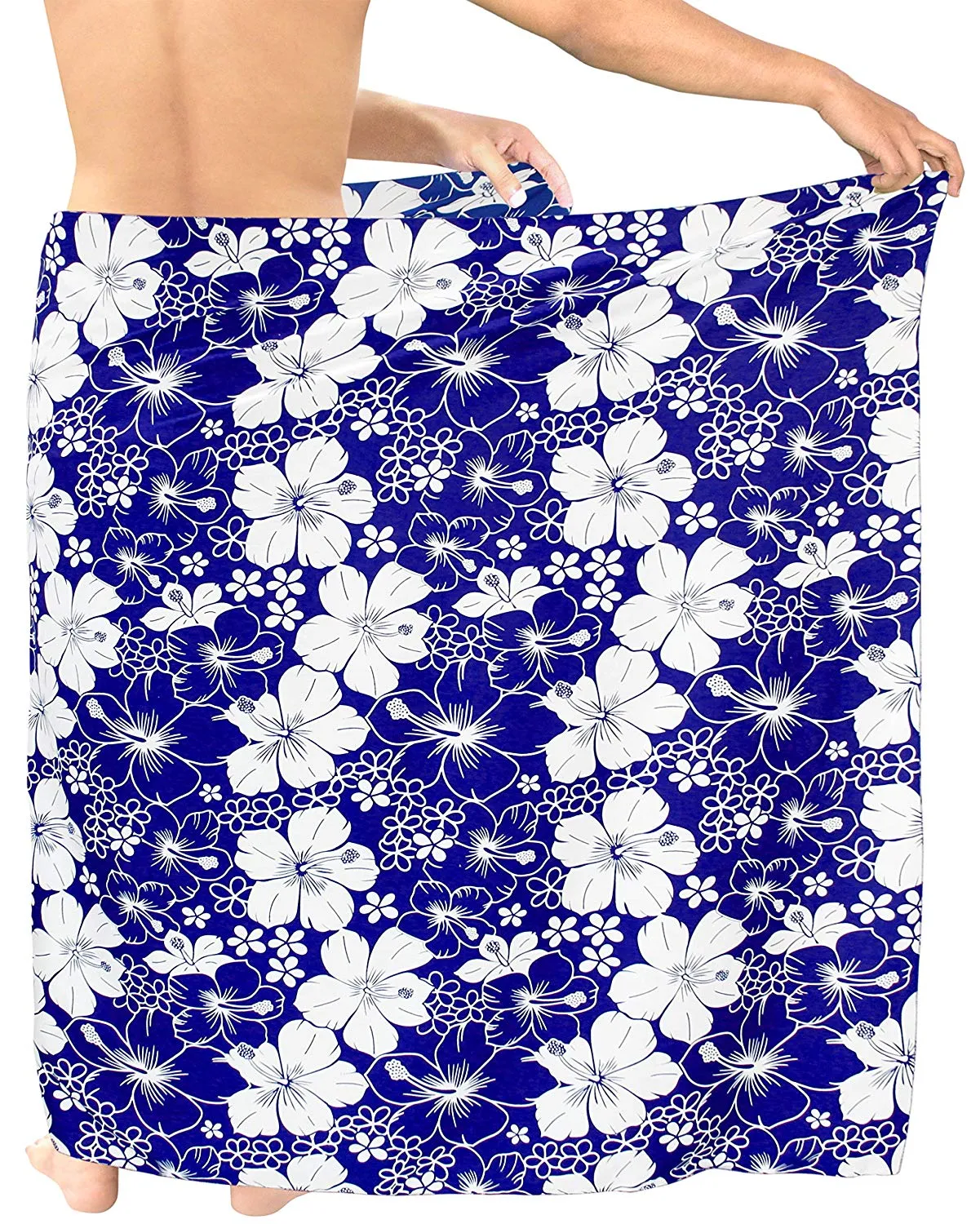 Floral Beachwear Swimwear Soft Likre Wrap Vintage Sleepwear Pareo Aloha Sarong