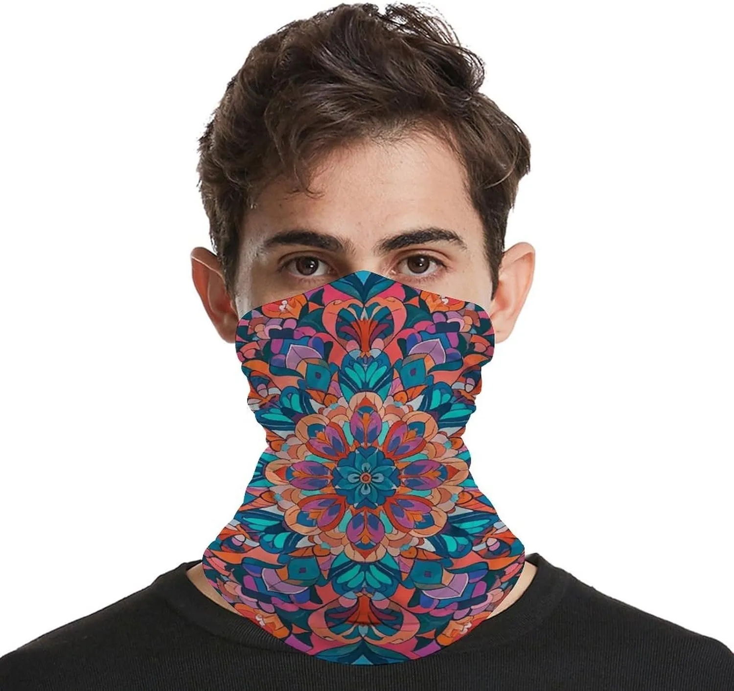 Hot Air Balloons Neck Gaiter Balaclava Face Mask Scarf Sun Protection Headwear Breathable Face Cover