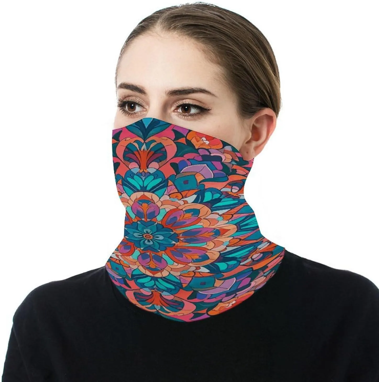 Hot Air Balloons Neck Gaiter Balaclava Face Mask Scarf Sun Protection Headwear Breathable Face Cover