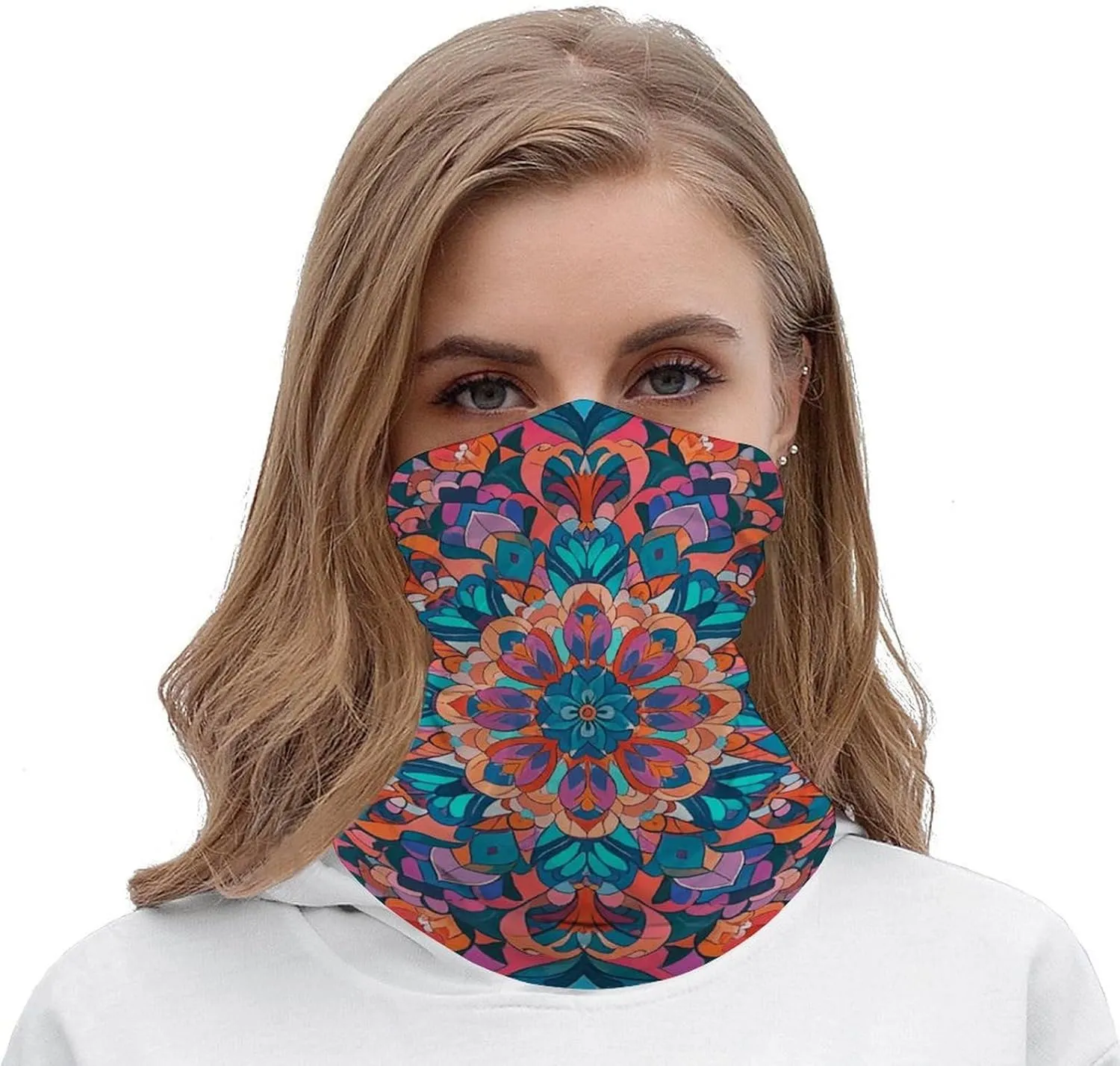 Hot Air Balloons Neck Gaiter Balaclava Face Mask Scarf Sun Protection Headwear Breathable Face Cover
