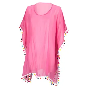 Hot Pink Pom-tastic Coverup - Personalized