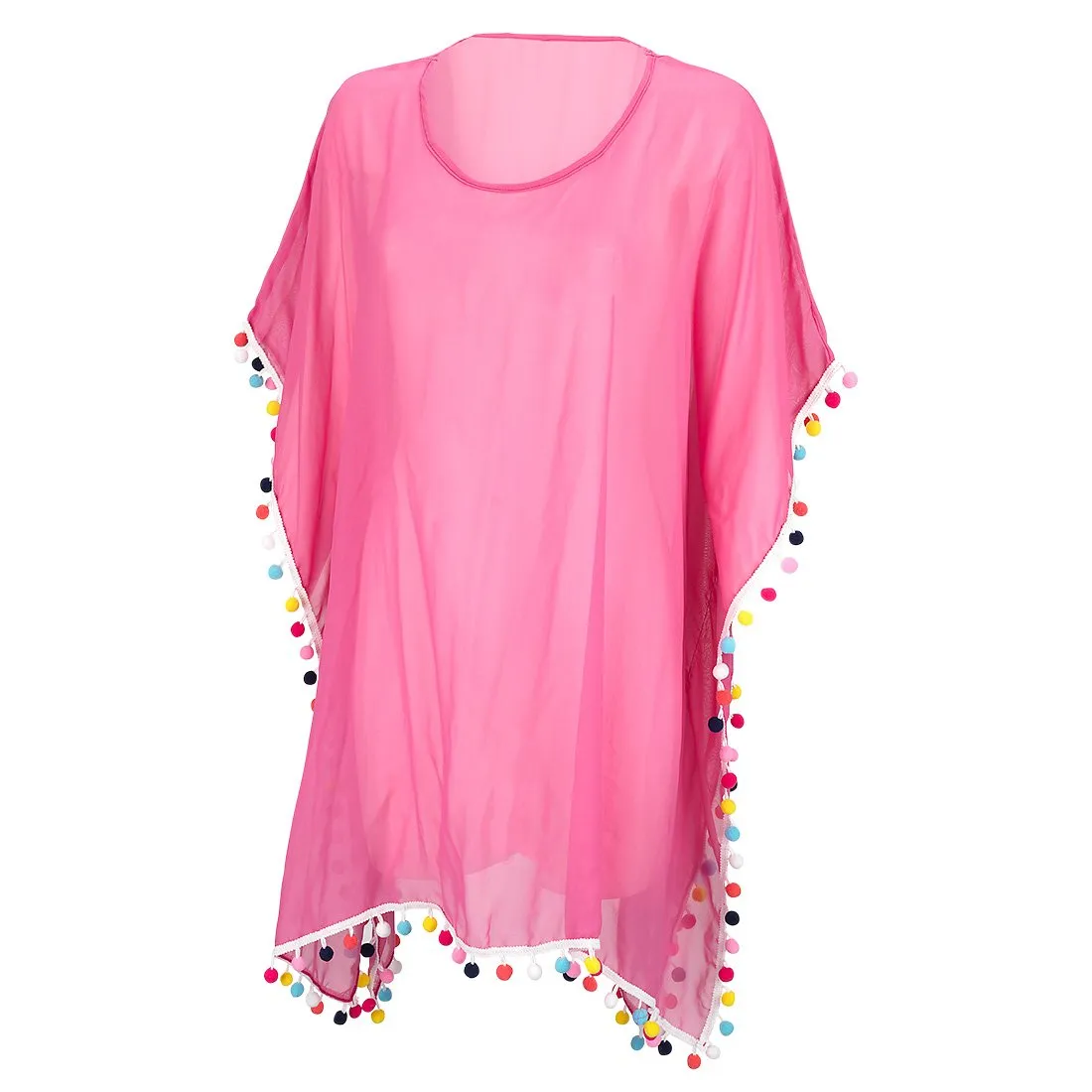 Hot Pink Pom-tastic Coverup - Personalized