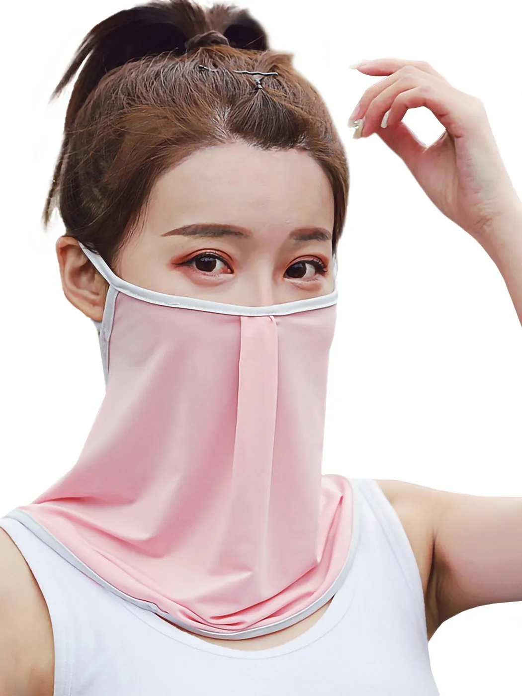 Ice Silk Sun Proof Face Mask Breathable Bandanna