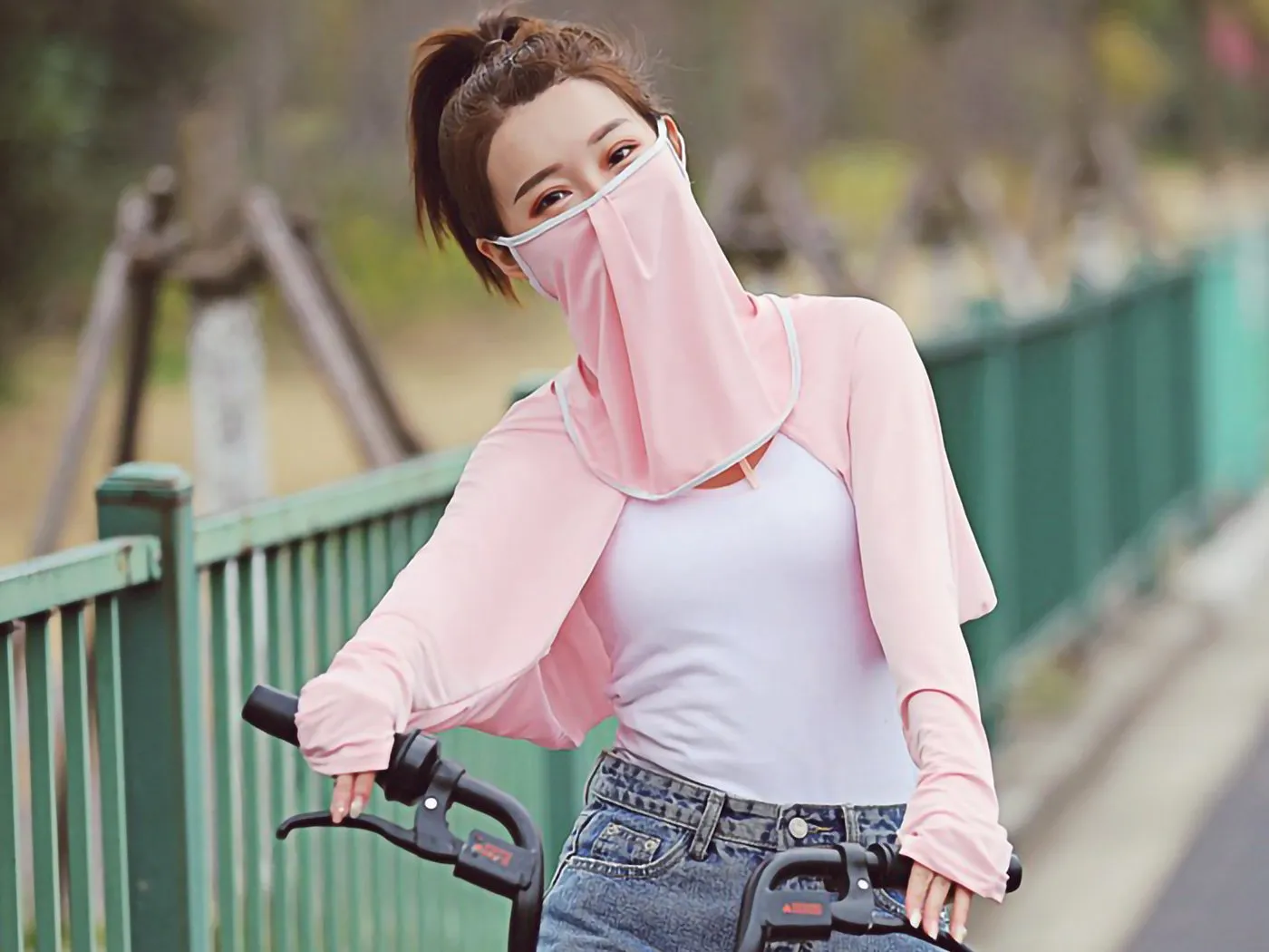 Ice Silk Sun Proof Face Mask Breathable Bandanna
