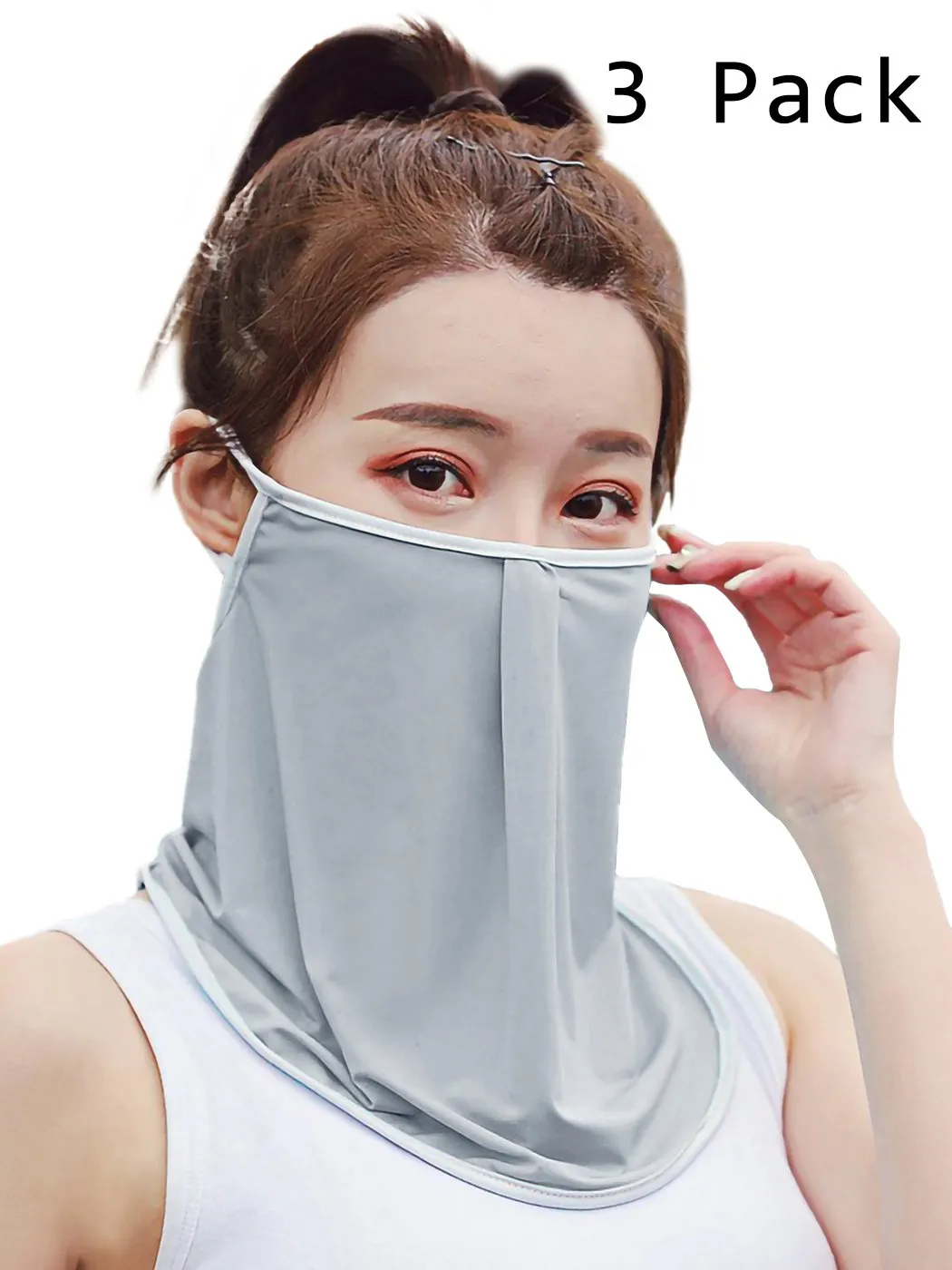 Ice Silk Sun Proof Face Mask Breathable Bandanna