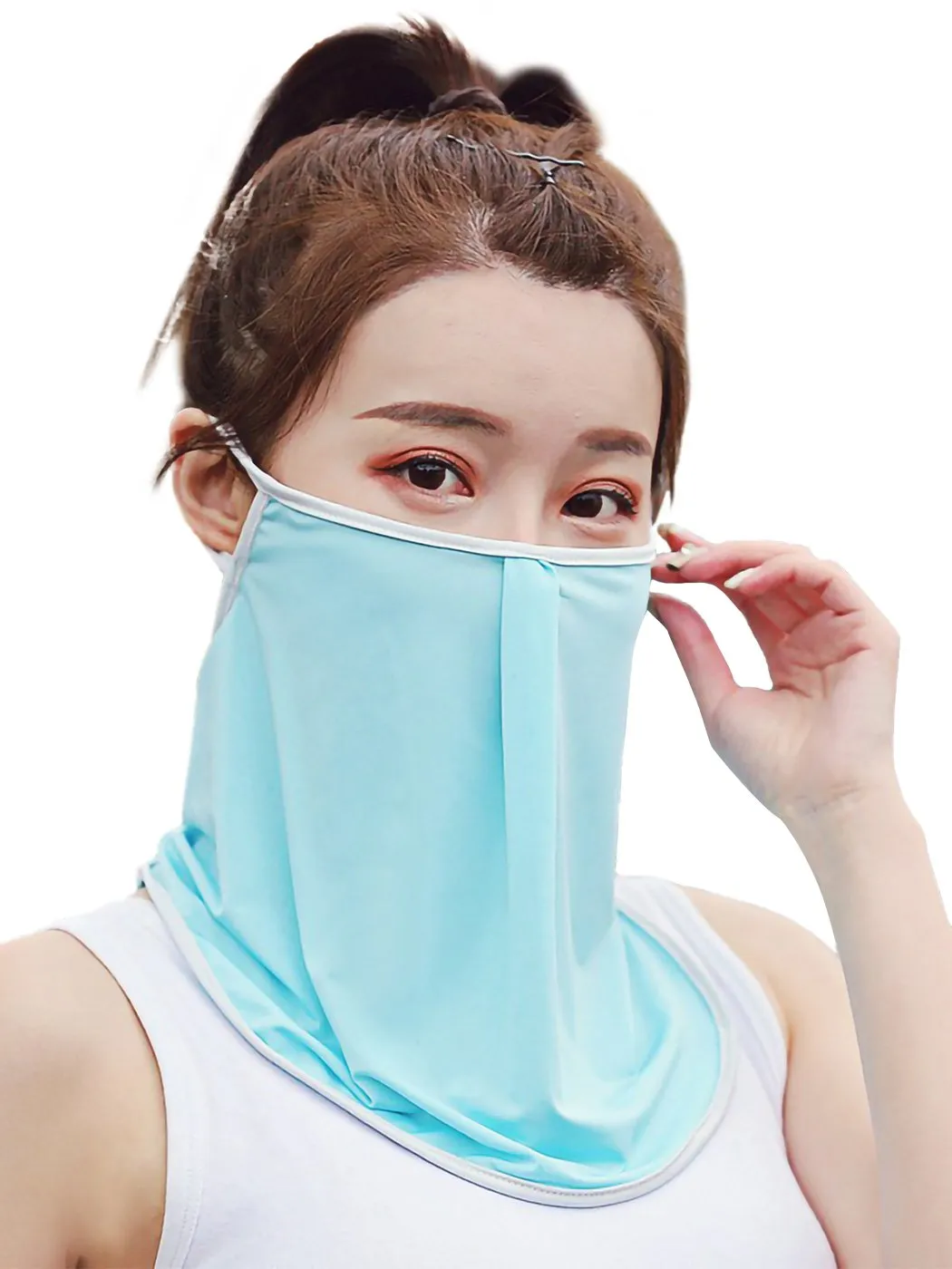 Ice Silk Sun Proof Face Mask Breathable Bandanna