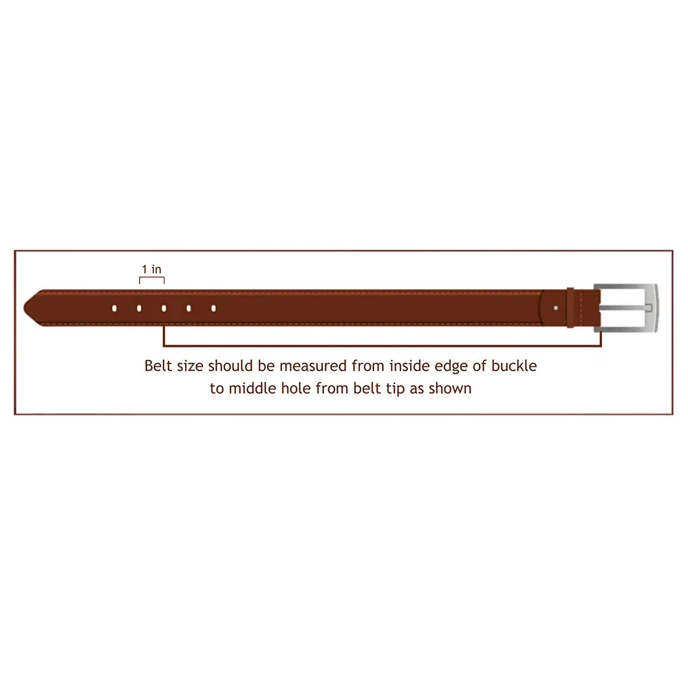 Joes Creek Hand Tooled Leather Belt
