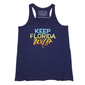 KEEP FL WILD FLOWY TANK - NAVY
