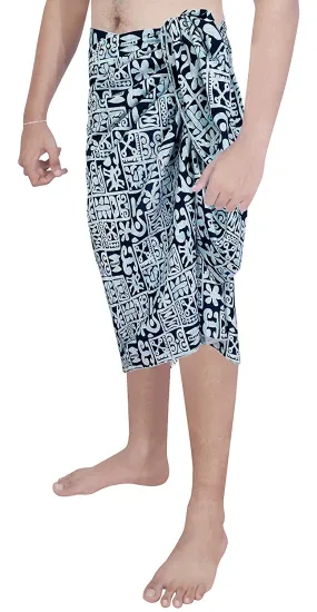 LA LEELA 100% Cotton Mens Wear Sarong Pareo Wrap Cover ups Bathing Suit Beachwear Swim