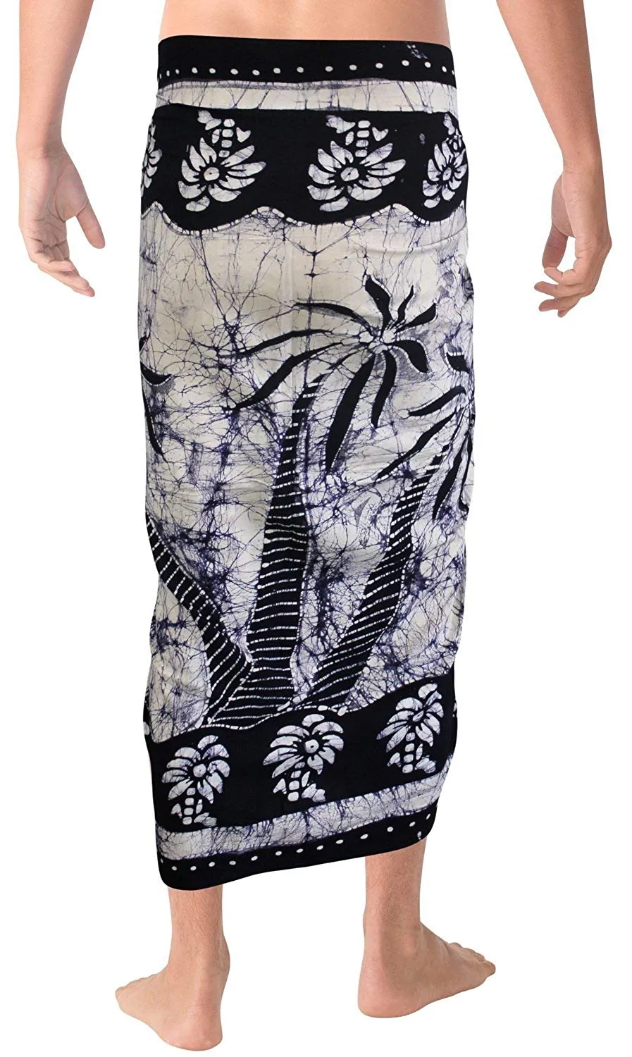 LA LEELA Beach Towel Swim Batik Beach Wear Mens Sarong Pareo Cover ups Wrap Bathing Suit