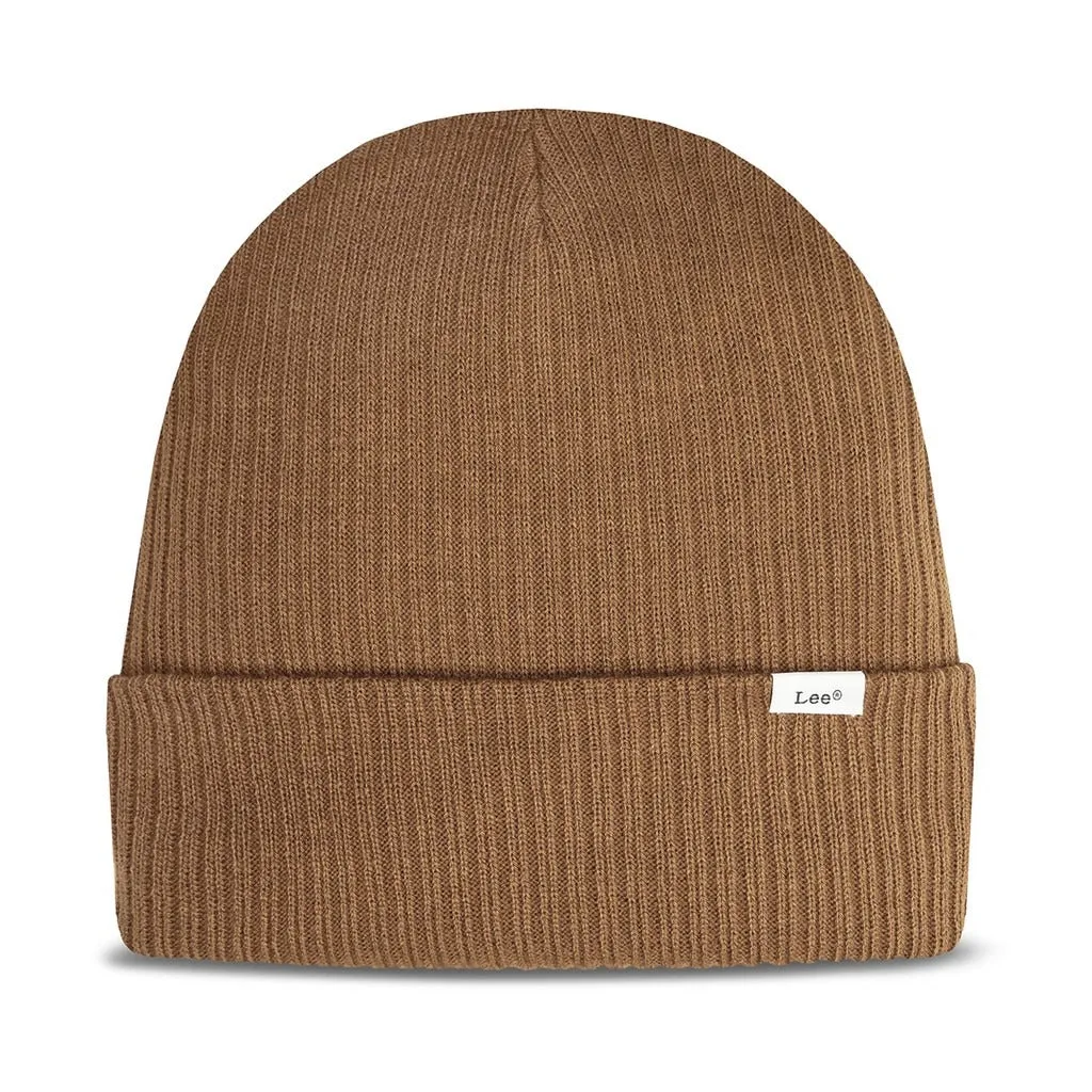 Lee Unisex Solid Color Beanie Hat - Stylish & Comfortable