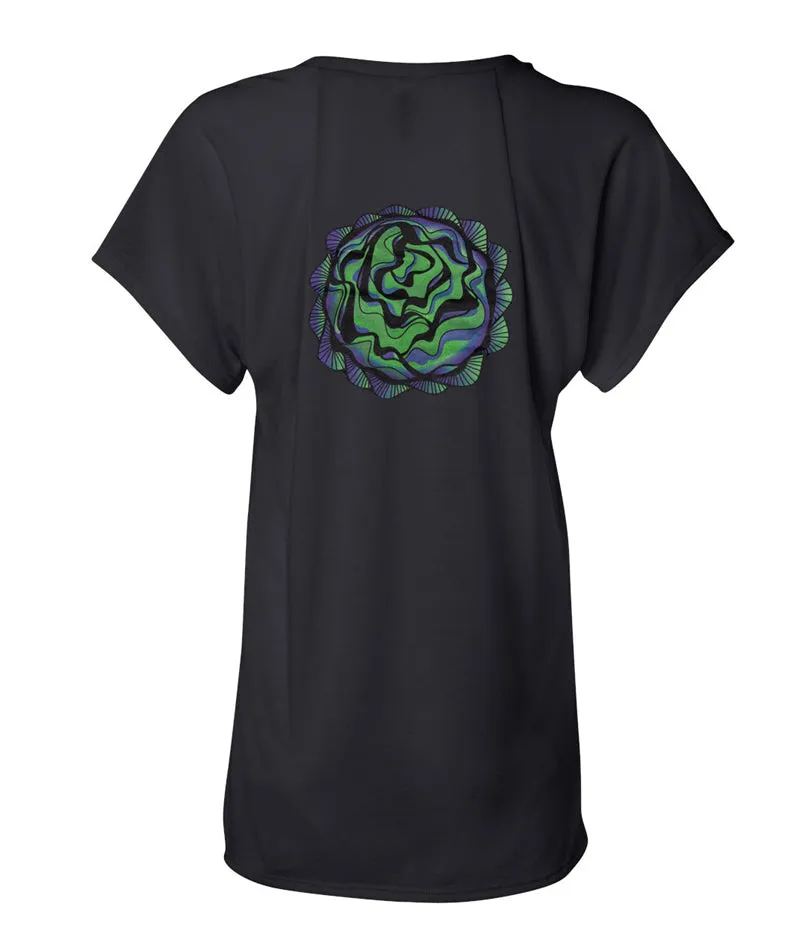 Lettuce Flowy Womens Shirt