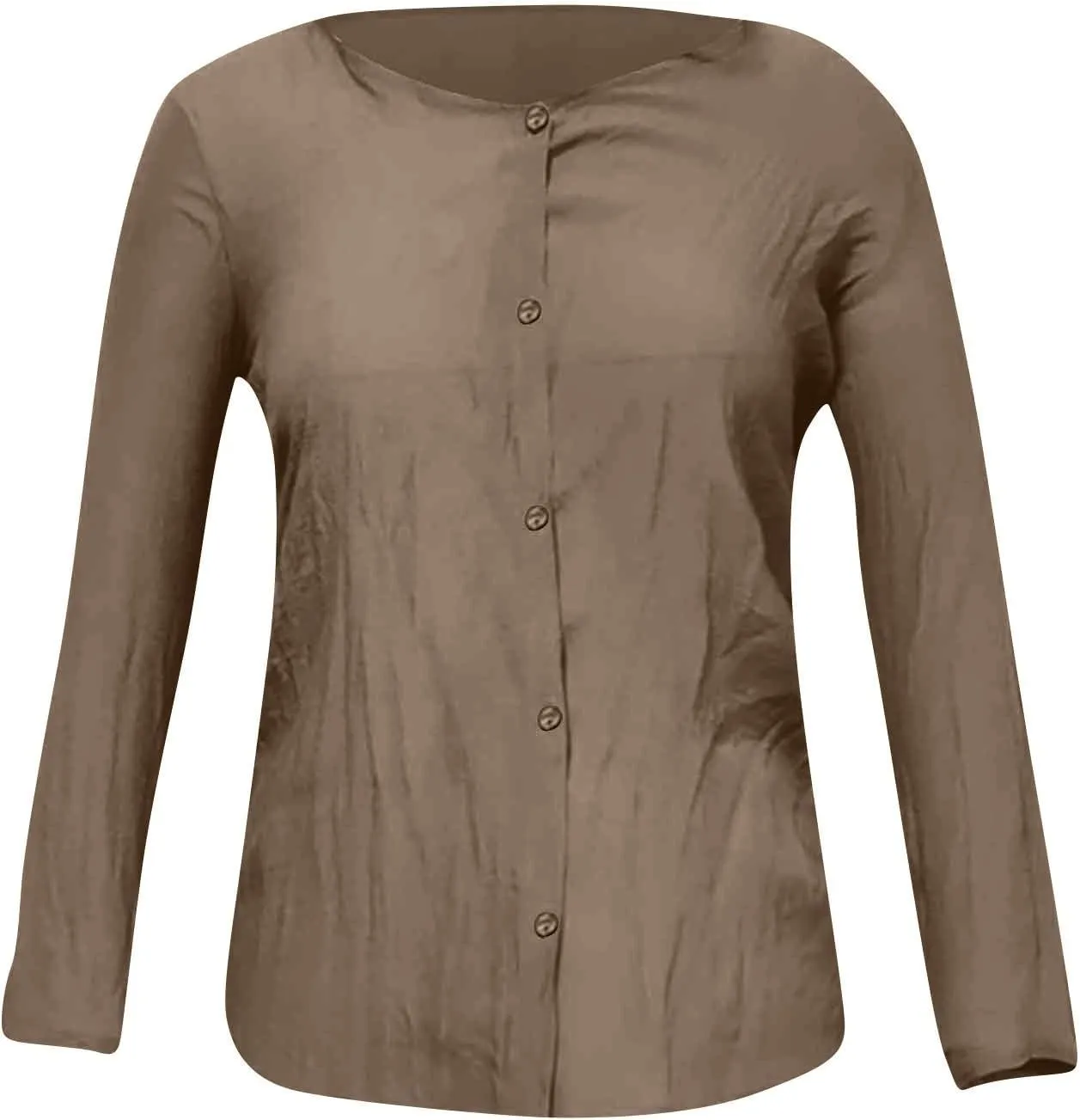 Linen Button Down Shirt Women V Neck 3/4 Sleeve Tops Summer Work Boho Plus Size Tunics Elegant Dressy Casual Blouses