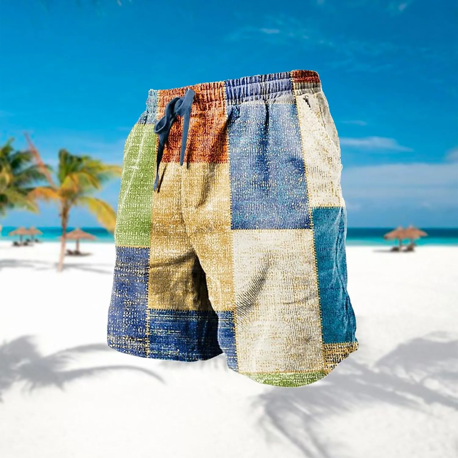 Linen Shorts for Men Men's Sports Shorts Beach Shorts Casual Cotton Linen Shorts Casual Shorts for Men Carpenter