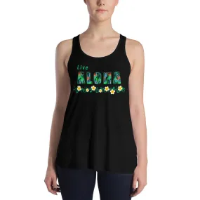 Live Aloha Women's Flowy Racerback Tank
