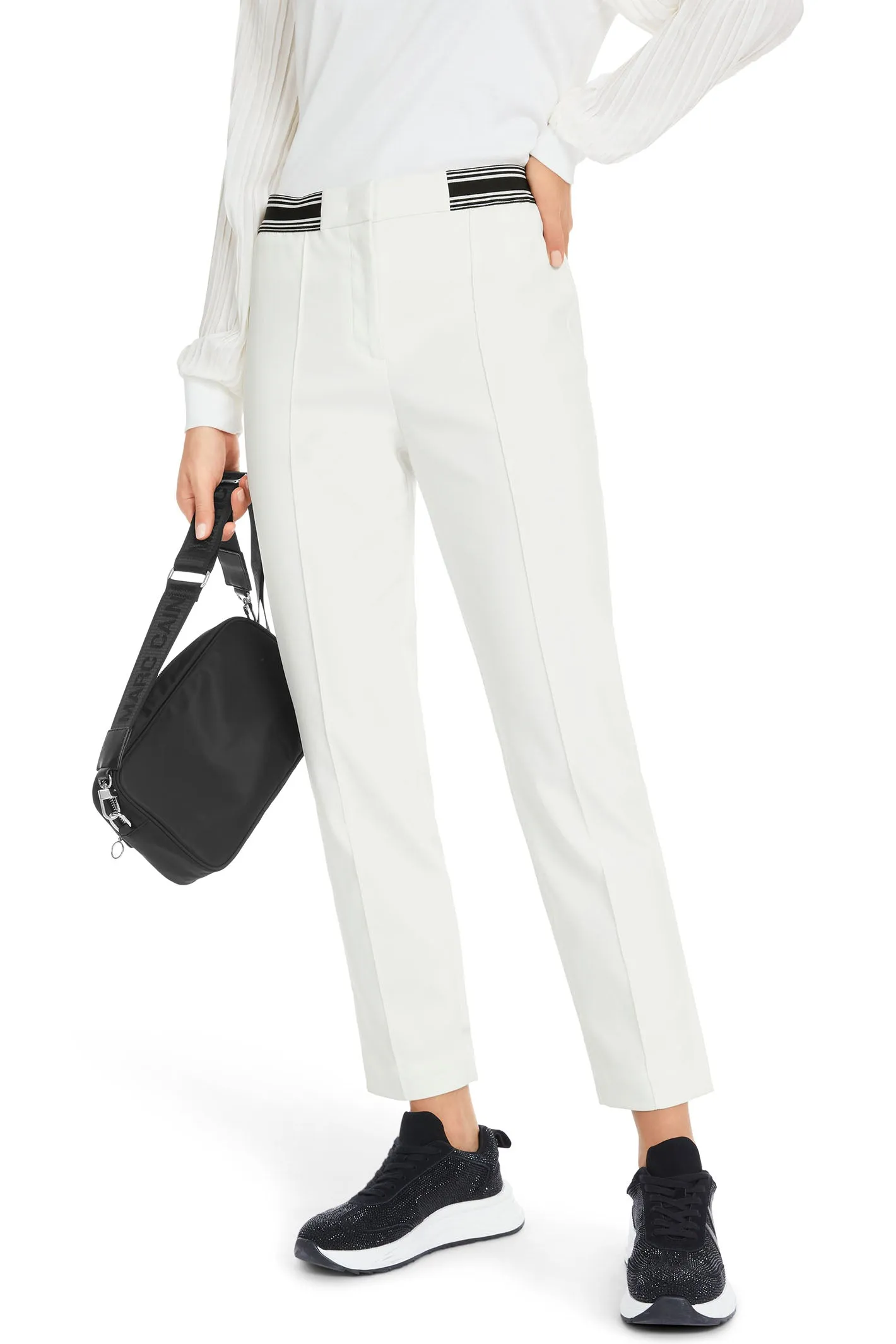 Marc Cain Sports Trousers Off-White YS 81.12 W08 110