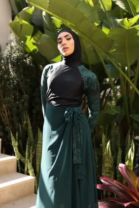 Maxi Chiffon Sarong - Emerald