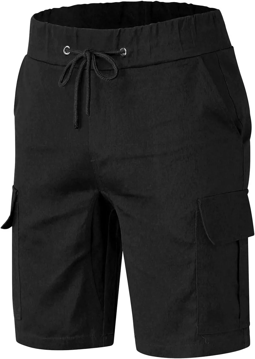 Mens Casual Shorts - Cotton Drawstring Summer Beach Stretch Twill Chino Golf Shorts Classic Shorts Casual Shorts